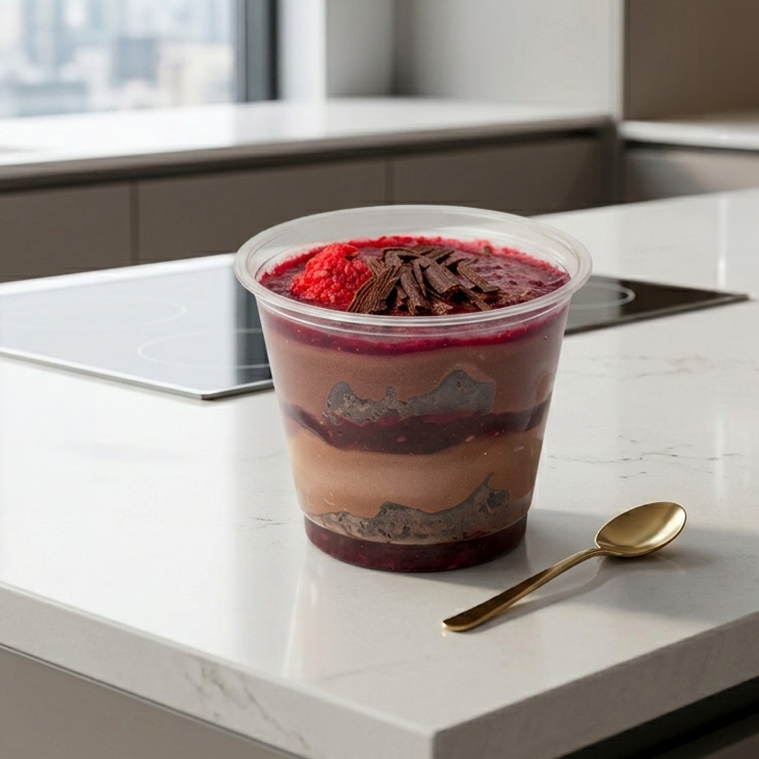 Chocolatoso Frutos rojos en vaso Cocinarium
