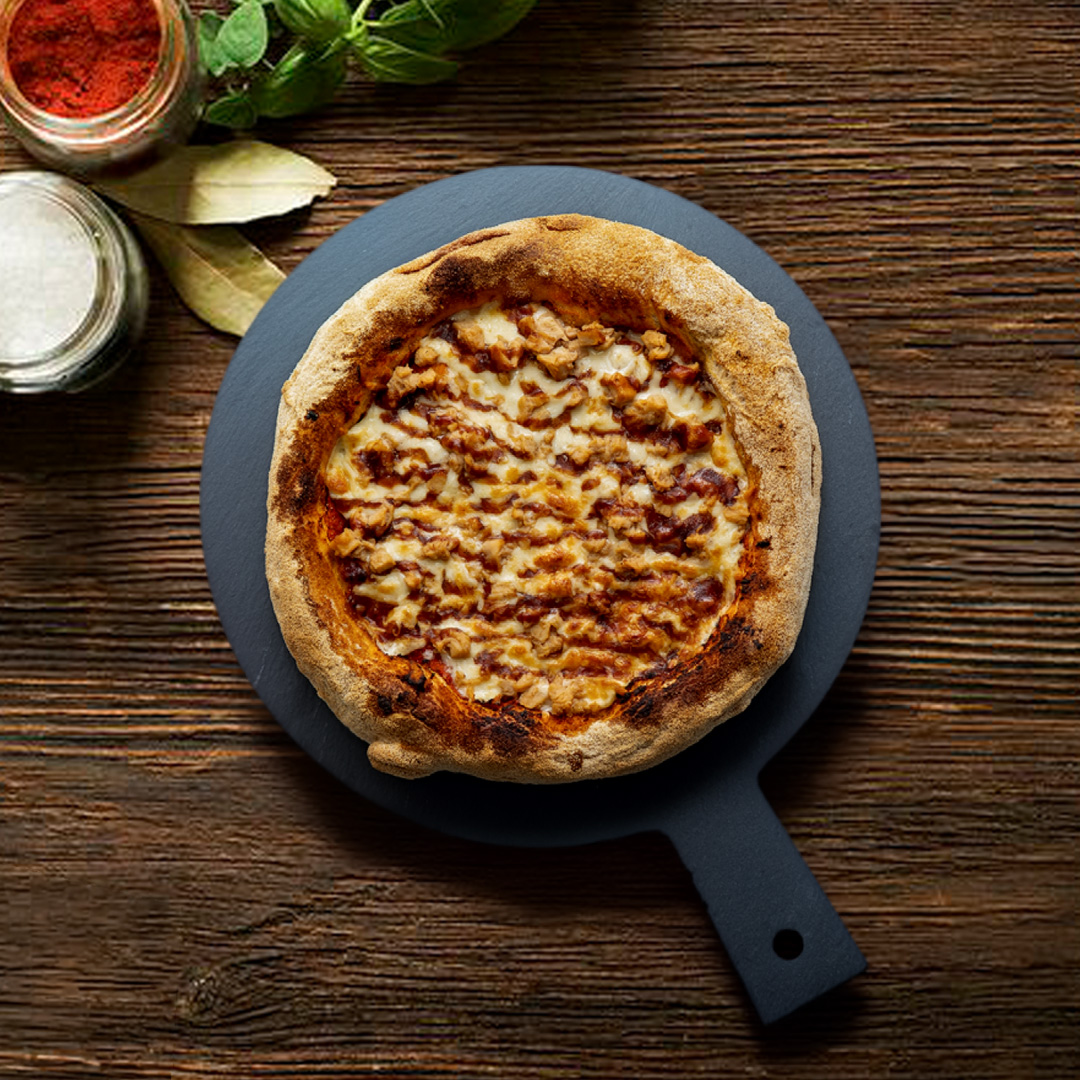 Pizza pollo bbq cocinarium