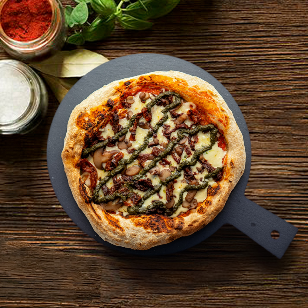 Pizza Pesto vegetariana